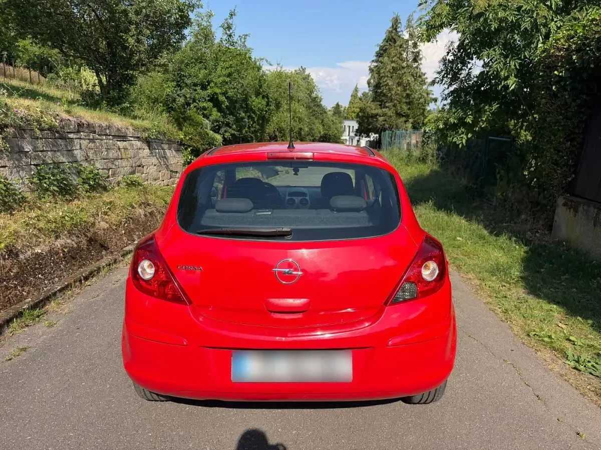 Gebraucht Opel Corsa 60 PS (44 kW) 2008 Rot Kleinwagen