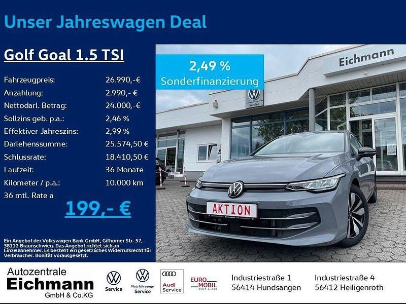 Grau Gebraucht 2025 VW Golf VIII Goal Limousine | 26.990 € (Guter Preis) - Bild 1/4