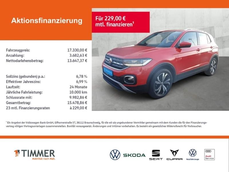Gebraucht VW T-Cross Style 116 PS (85 kW) 2020 Rot SUV