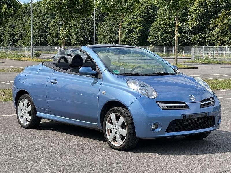 Blau Gebraucht 2006 Nissan Micra C+C Premium Edition Cabrio | 2.390 € (Fairer Preis) - Bild 1/4