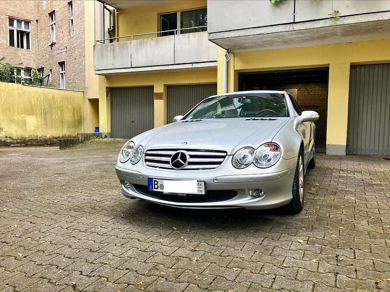 Gebraucht Mercedes SL500 306 PS (225 kW) 2002 Silber Cabrio