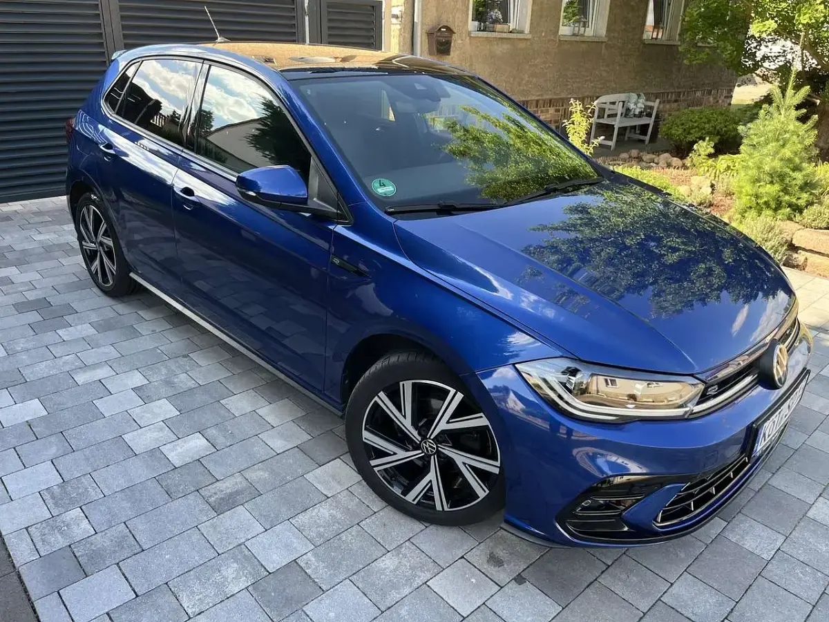 Gebraucht VW Polo R-line 110 PS (80 kW) 2022 Blau Kleinwagen