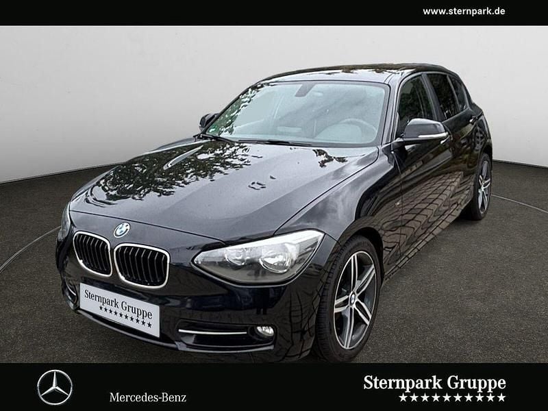 Schwarz Gebraucht 2013 BMW 116 Sport Line Kleinwagen | 5.450 € (Superpreis) - Bild 1/4