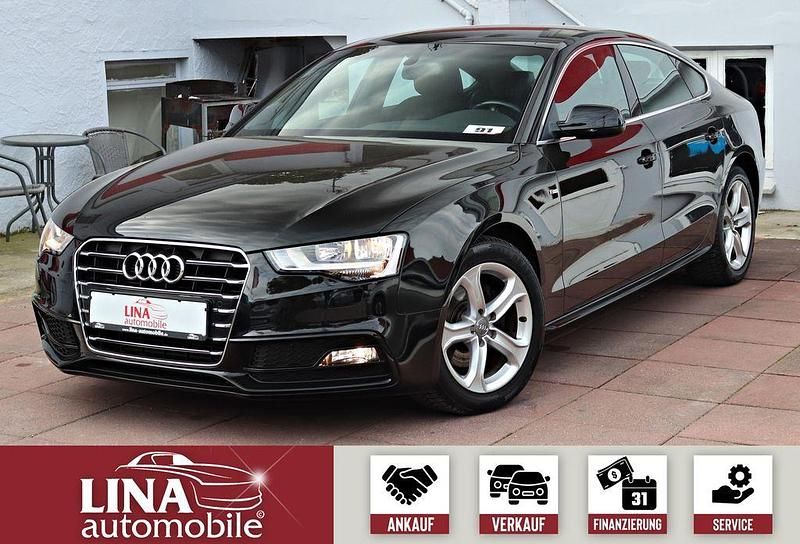 Schwarz Gebraucht 2015 Audi A5 Sportback S-Line Limousine | 14.980 € (Fairer Preis) - Bild 1/4