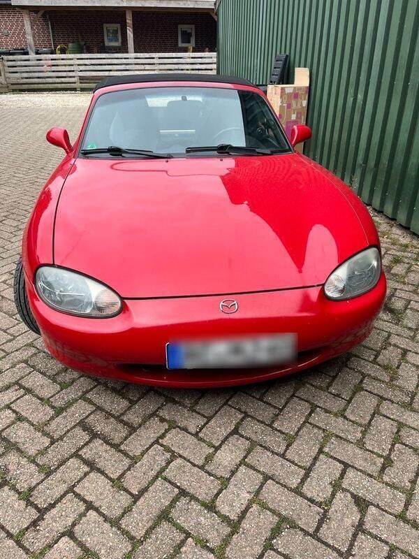 Rot Gebraucht 1998 Mazda MX5 Cabrio | 6.799 € (Teuer) - Bild 1/4