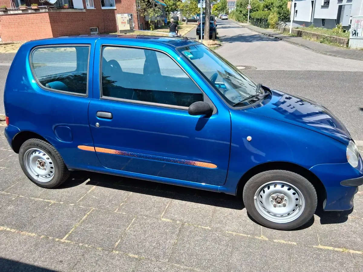 Gebraucht Fiat Seicento 54 PS (39 kW) 2002 Blau Kleinwagen
