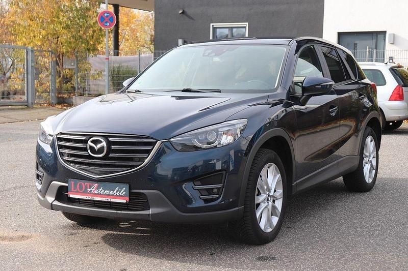 Blau Gebraucht 2015 Mazda CX-5 Sports-Line SUV | 8.990 € (Superpreis) - Bild 1/4