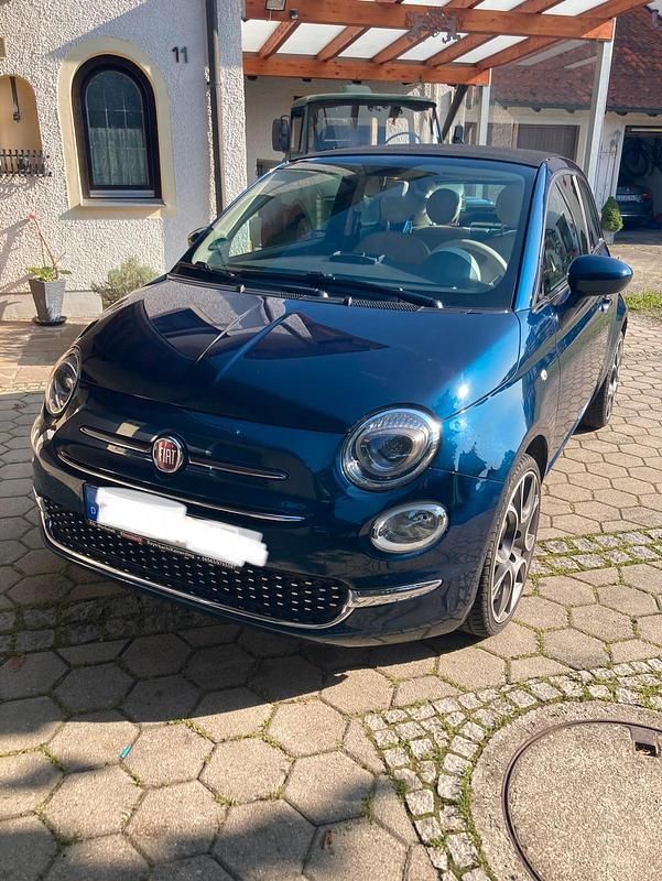 Blau Gebraucht 2016 Fiat 500C Cabrio | 10.499 € (Etwas zu teuer) - Bild 1/4