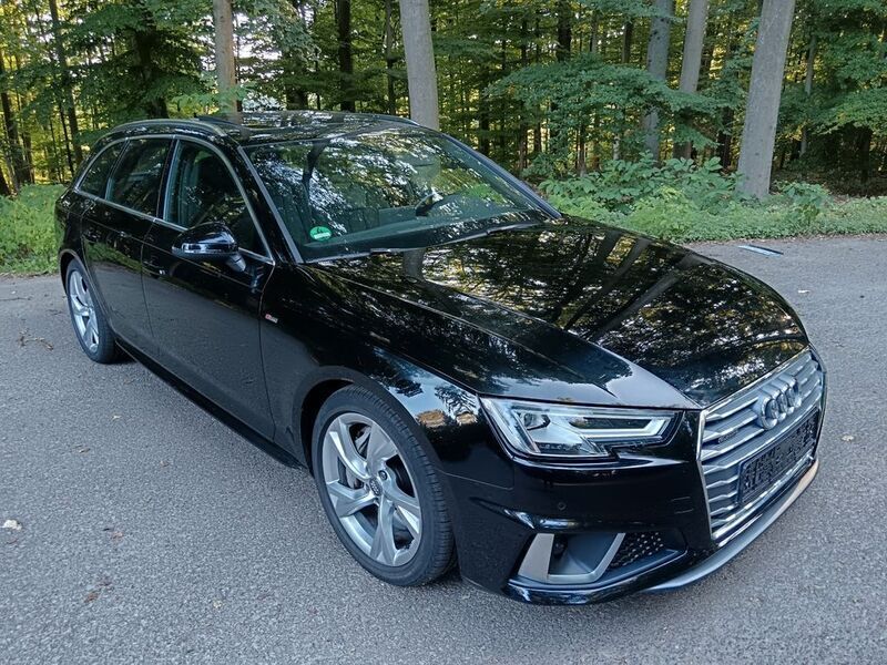 Schwarz Gebraucht 2019 Audi A4 S-Line Kombi | 29.950 € (Guter Preis) - Bild 1/4