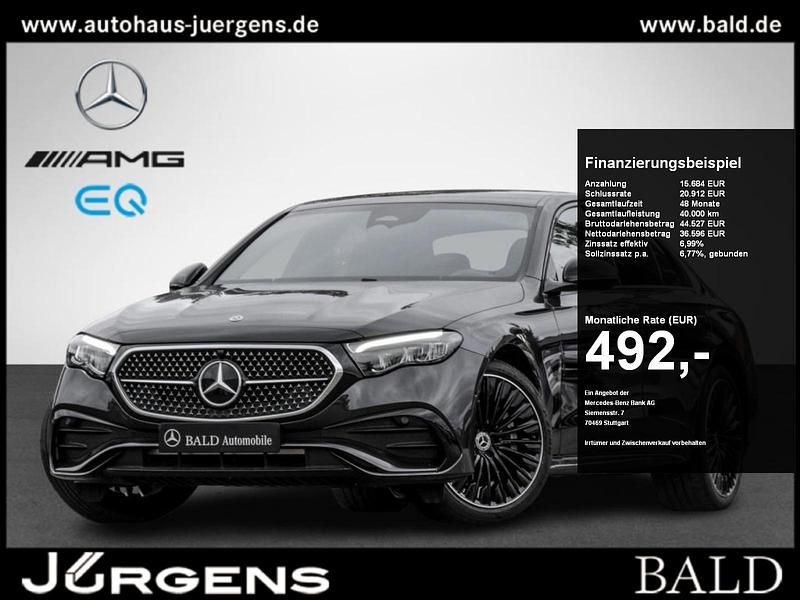 Grau graphitgrau Gebraucht 2024 Mercedes E200 AMG Limousine | 50.820 € (Guter Preis) - Bild 1/4