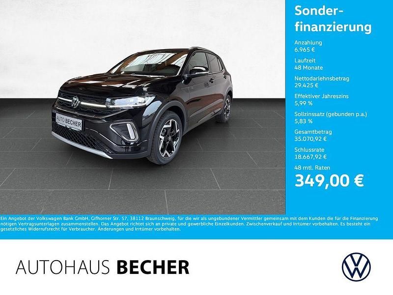 Schwarz Neu 2025 VW T-Cross R-line SUV | 36.390 € - Bild 1/4