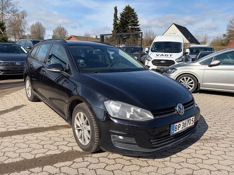 Gebraucht VW Golf VII 105 PS (77 kW) 2014 Schwarz Kombi