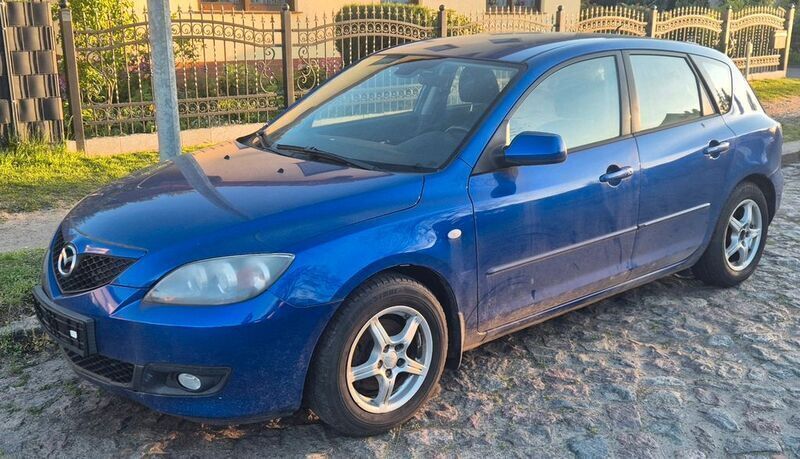 Blau Gebraucht 2007 Mazda 3 Active Limousine | 699 € - Bild 1/4