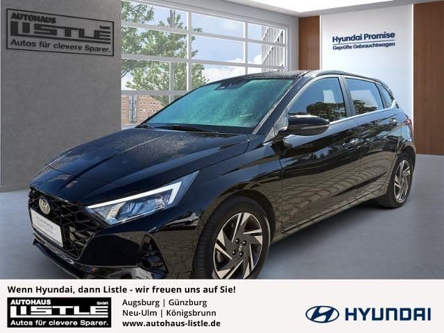 Schwarz Gebraucht 2022 Hyundai i20 Advanced Kleinwagen | 16.985 € (Fairer Preis) - Bild 1/4