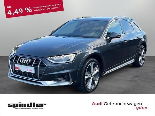 Grau (manhattangrau metallic) Gebraucht 2024 Audi A4 Allroad Business Kombi | 47.981 € (Teuer) - Bild 1/4