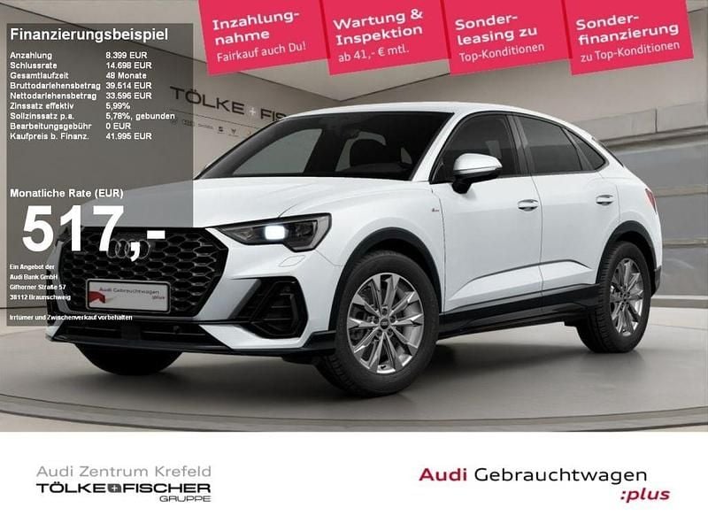 Weiß Gebraucht 2024 Audi Q3 Sportback S-Line SUV | 41.995 € (Fairer Preis) - Bild 1/2