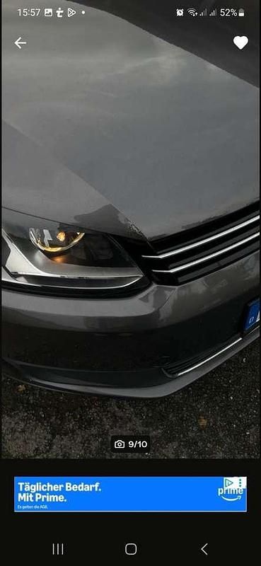 Gebraucht VW Touran Match 150 PS (110 kW) 2012 Grau Van / Kleinbus