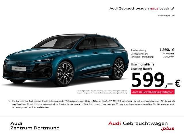 Blau Gebraucht 2025 Audi A6 e-tron S-Line Kombi | 78.795 € (Fairer Preis) - Bild 1/3