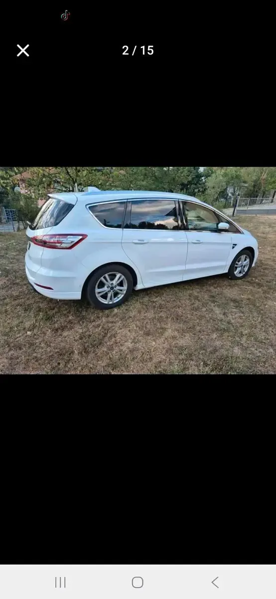 Gebraucht Ford S-MAX Titanium 190 PS (139 kW) 2020 Weiß Van / Kleinbus
