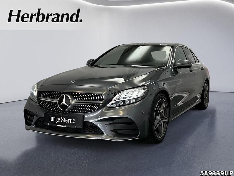 Metalliclack selenitgrau Gebraucht 2020 Mercedes C220 AMG Limousine | 32.980 € (Etwas zu teuer) - Bild 1/4