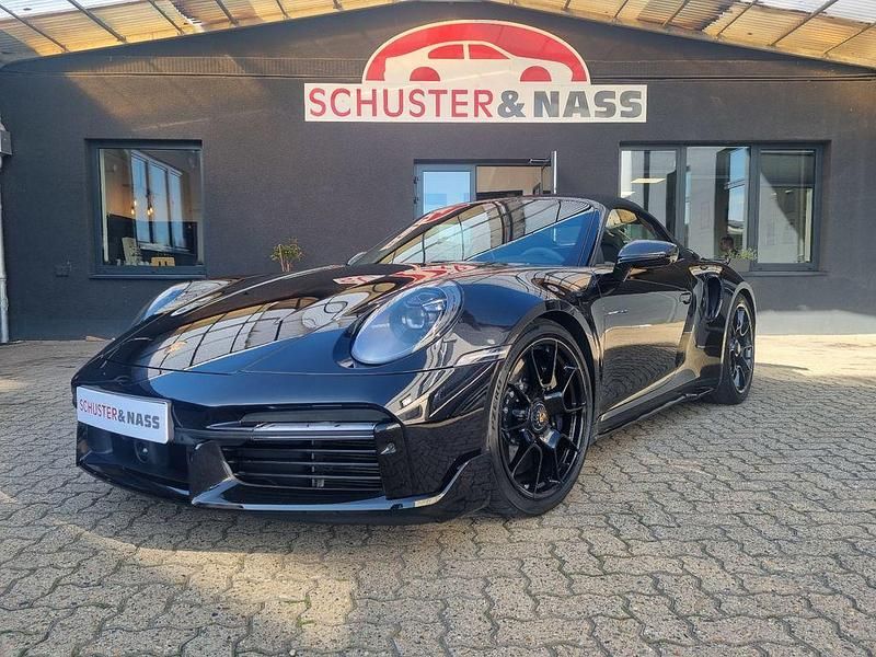 Tiefschwarz Gebraucht 2023 Porsche 911 Turbo S Cabriolet Cabrio | 255.911 € - Bild 1/4