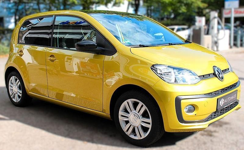 Gelb Gebraucht 2017 VW up! Highline Kleinwagen | 7.900 € (Superpreis) - Bild 1/4