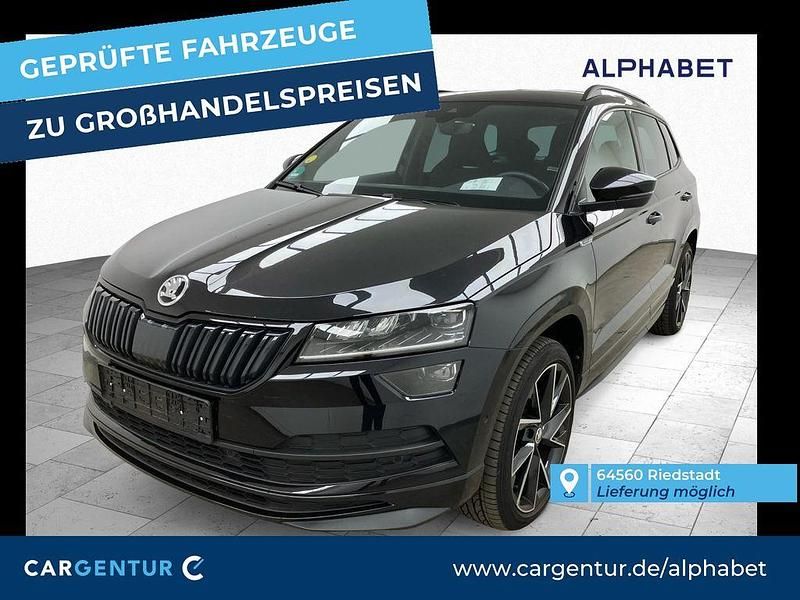 Black magic perleffekt Gebraucht 2021 Skoda Karoq SportLine SUV | 29.290 € (Fairer Preis) - Bild 1/2