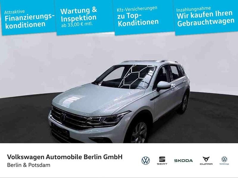 Pure white Gebraucht 2022 VW Tiguan Elegance SUV | 32.930 € (Fairer Preis) - Bild 1/4