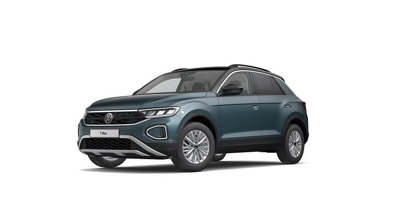 Blau Gebraucht 2022 VW T-Roc Life SUV | 23.888 € (Fairer Preis) - Bild 1/3