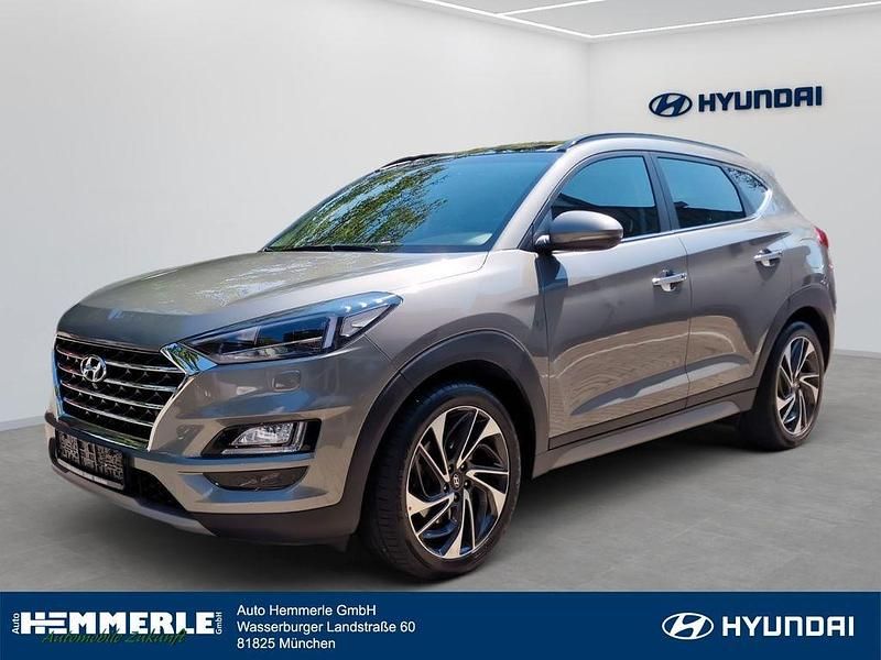 Grau Gebraucht 2019 Hyundai Tucson Premium SUV | 20.980 € (Fairer Preis) - Bild 1/4