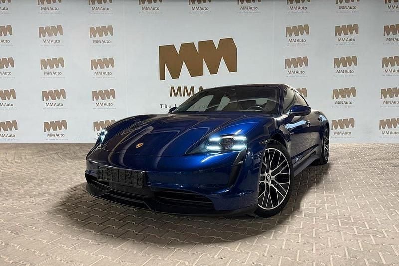 Blau Gebraucht 2021 Porsche Taycan Limousine | 54.999 € (Superpreis) - Bild 1/4