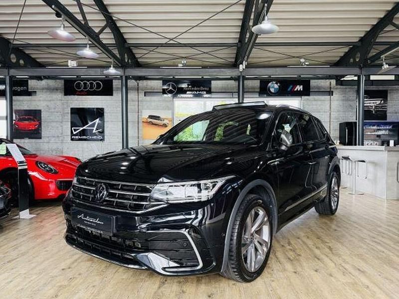 Deep black perleffekt Gebraucht 2022 VW Tiguan Allspace R-line SUV | 35.990 € (Fairer Preis) - Bild 1/4