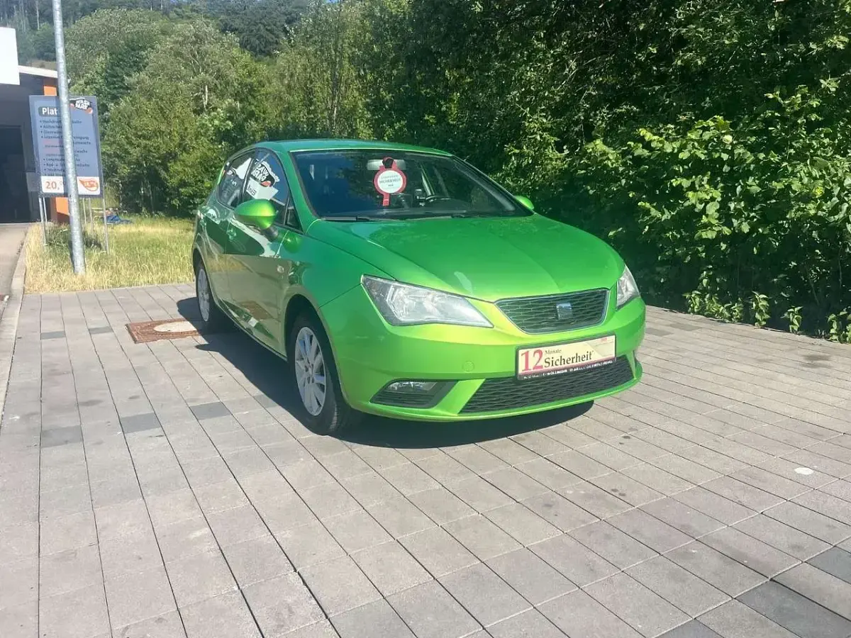 Gebraucht Seat Ibiza Style 105 PS (77 kW) 2013 "lima" gr}n Limousine