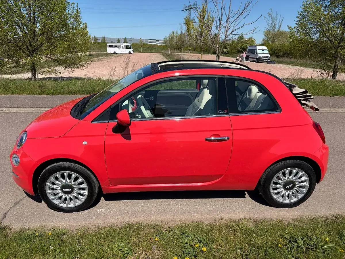 Gebraucht Fiat 500 Lounge 69 PS (50 kW) 2015 Rot Cabrio