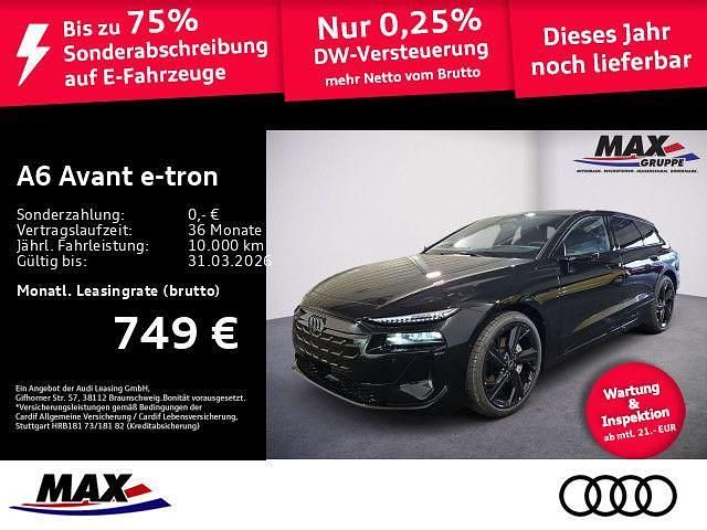 Mythosschwarz metallic Gebraucht 2025 Audi A6 e-tron Performance Kombi | 71.989 € (Fairer Preis) - Bild 1/3