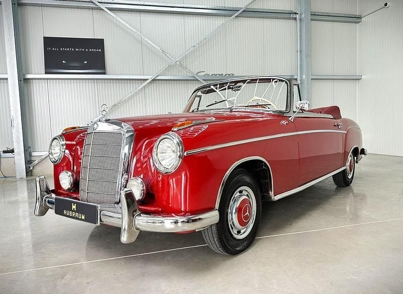 Rot Gebraucht 1958 Mercedes W180 Cabrio | 129.880 € - Bild 1/4