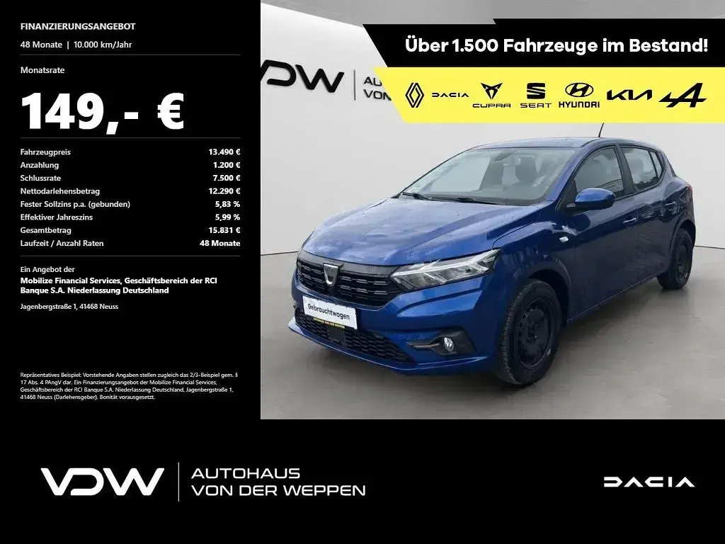 Gebraucht Dacia Sandero Comfort 91 PS (66 kW) 2021 Kleinwagen
