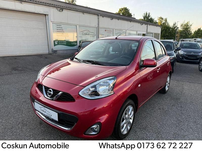 Rot Gebraucht 2016 Nissan Micra Kleinwagen | 6.990 € (Fairer Preis) - Bild 1/4