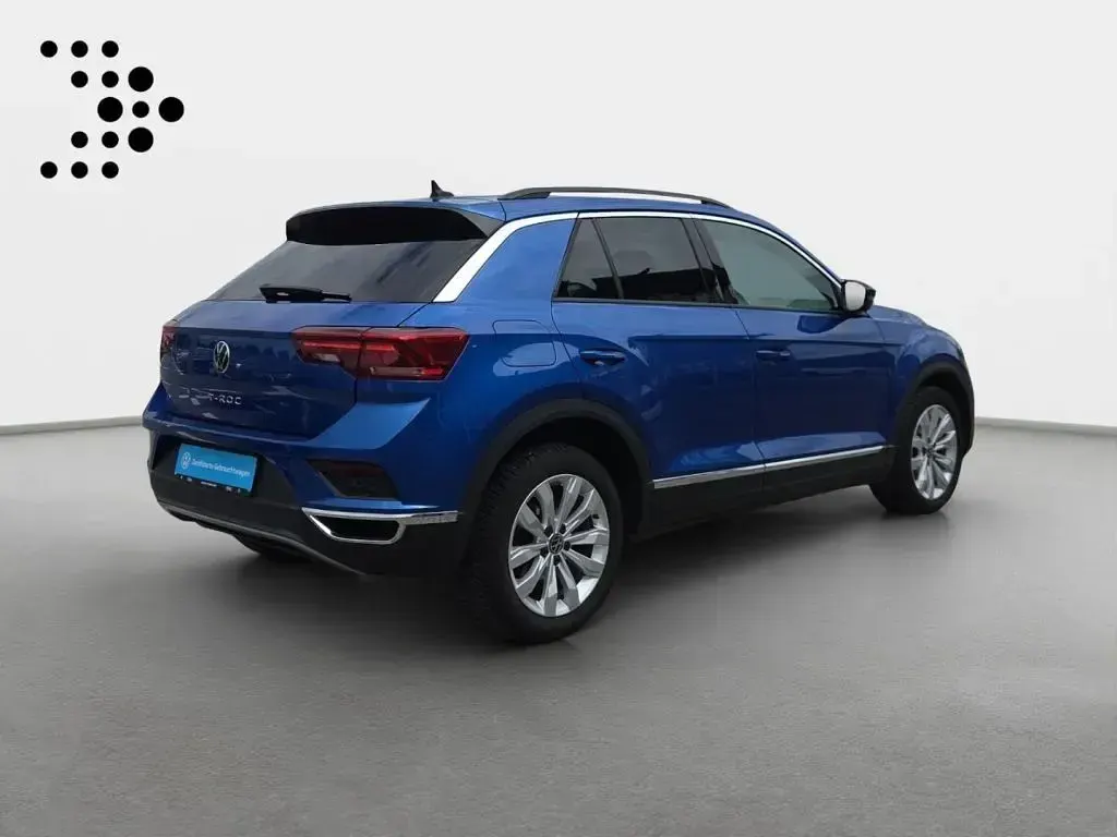 Gebraucht VW T-Roc Sport 150 PS (110 kW) 2021 Ravennablau (metallic) SUV