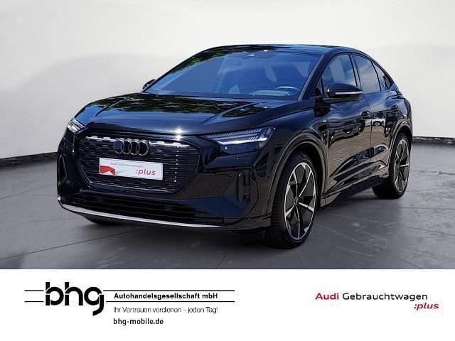 Mythosschwarz metallic Gebraucht 2023 Audi Q4 Sportback e-tron S-Line SUV | 45.920 € (Guter Preis) - Bild 1/3
