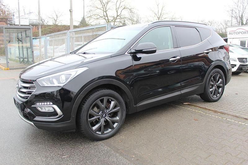 Schwarz Gebraucht 2017 Hyundai Santa Fe SUV | 19.900 € (Etwas zu teuer) - Bild 1/4
