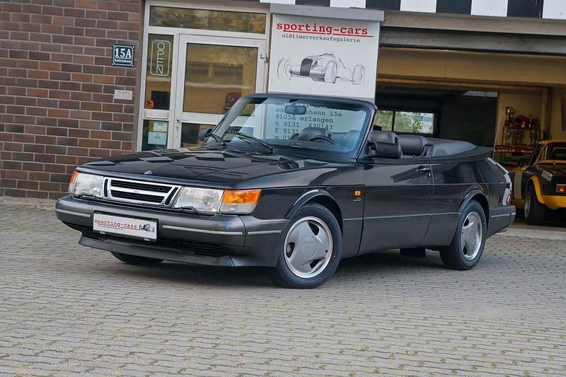 Schwarz Gebraucht 1993 Saab 900 Cabriolet Cabrio | 36.500 € - Bild 1/4