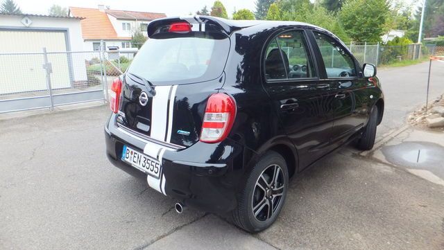 Gebraucht Nissan Micra Acenta 109 PS (80 kW) 2011 Schwarz metallic Kleinwagen