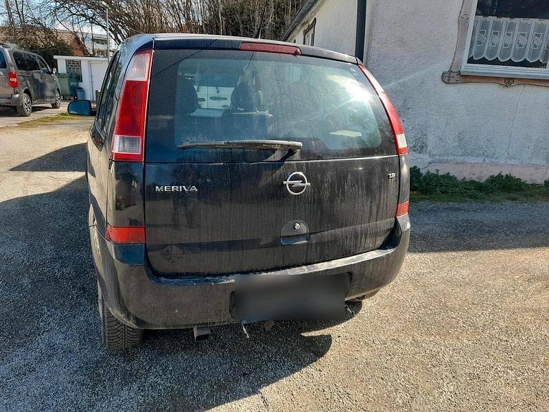 Gebraucht Opel Meriva 125 PS (91 kW) 2003 Schwarz Van / Kleinbus