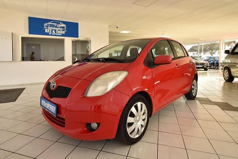 Rot Gebraucht 2008 Toyota Yaris Sol Kleinwagen | 1.480 € (Superpreis) - Bild 1/4