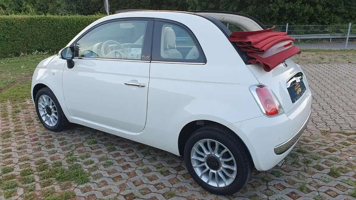 Gebraucht Fiat 500 69 PS (50 kW) 2013 Weiß Cabrio