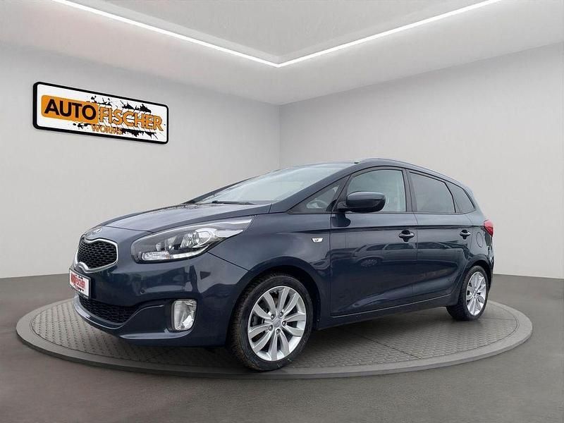 Gebraucht Kia Carens 141 PS (103 kW) 2016 Blau Van / Kleinbus