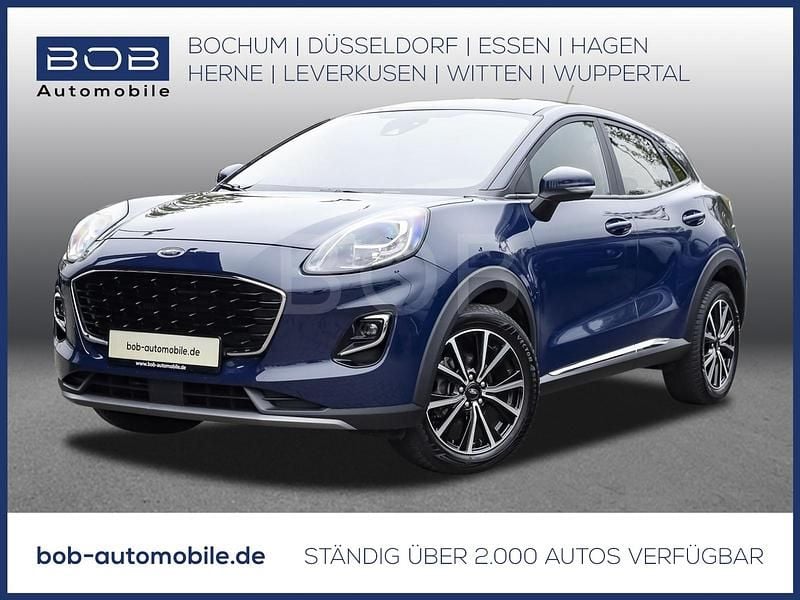 Blau Gebraucht 2022 Ford Puma Gen-E Titanium SUV | 17.554 € (Superpreis) - Bild 1/3