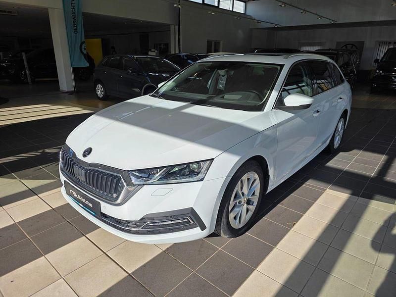 Gebraucht Skoda Octavia Style 116 PS (85 kW) 2023 Moonweiss metallic Kombi