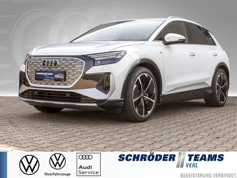 Weiß Gebraucht 2021 Audi Q4 e-tron S-Line SUV | 39.980 € (Fairer Preis) - Bild 1/4
